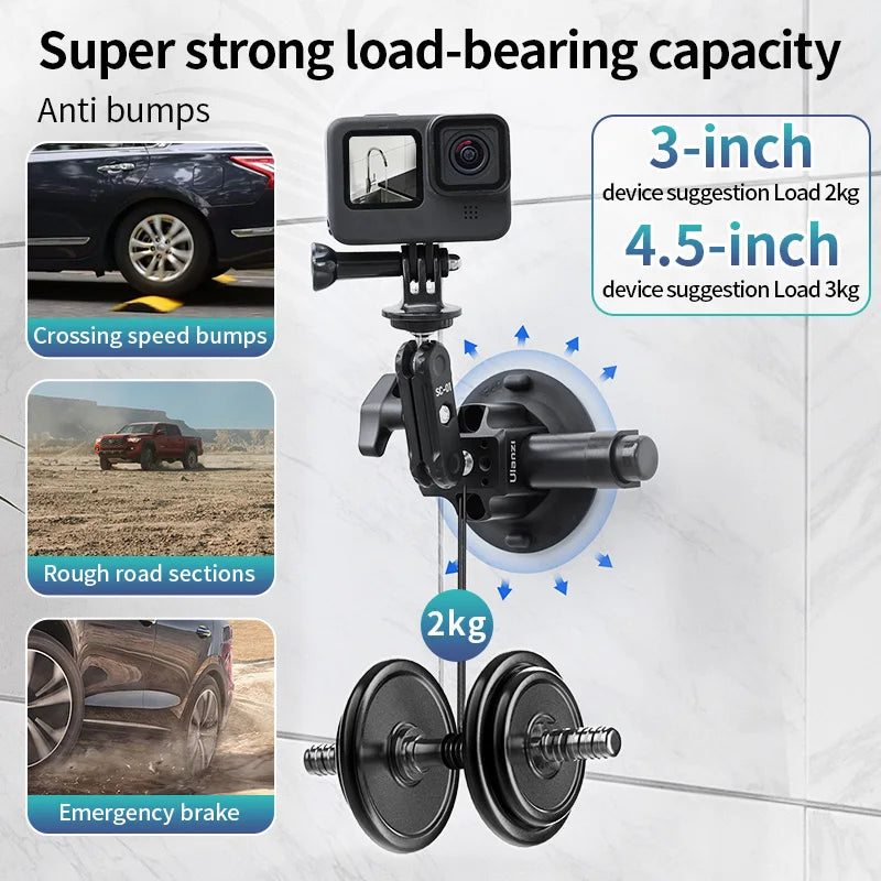 Ulanzi Car Suction Cup Mount Kit